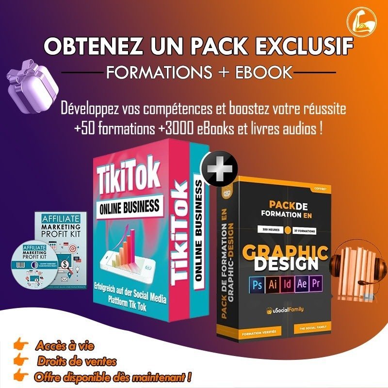 3000 Ebooks et Livres Audio + bonus formations